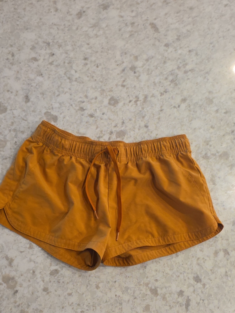 Prana Mariya swim Short, Size Small Mustard Yelloq